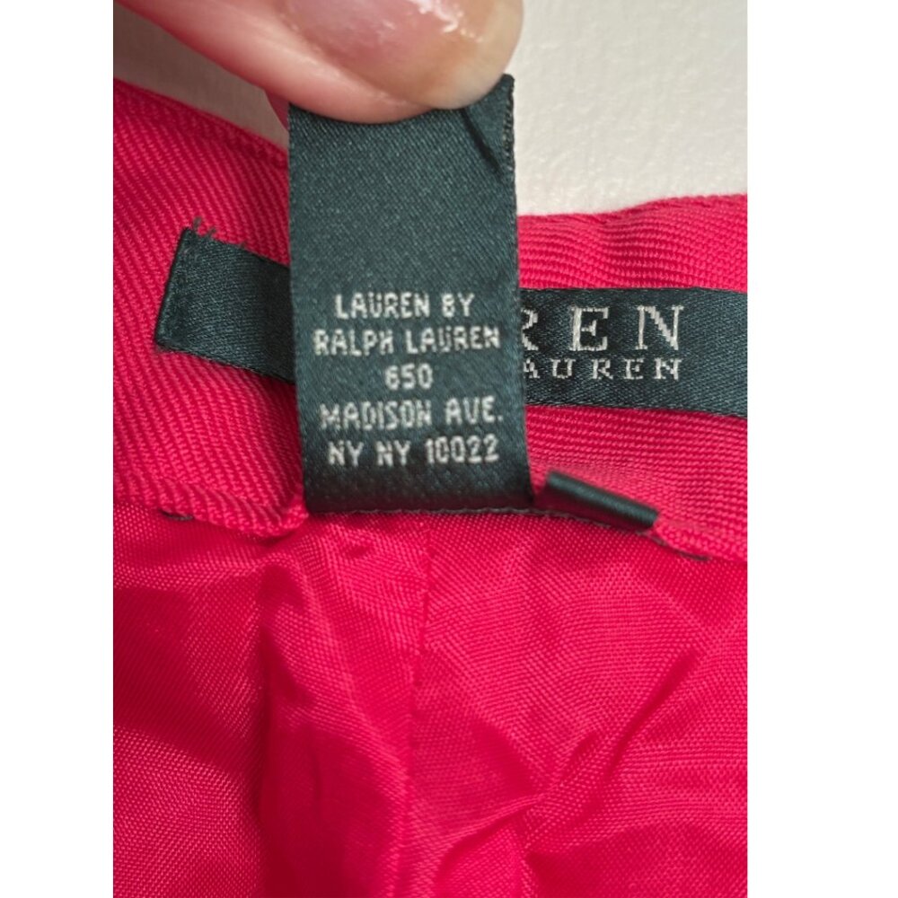 Lauren Ralph Lauren Women’s Silk Pants Pink Size 12 NEW - Picture 5 of 8
